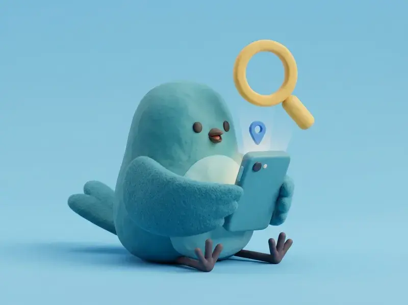 Searching the inventory app and getting an item's exact shelf, box and bin